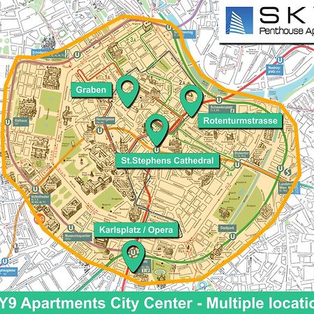 Sky9 Apartments City Center Wiedeń Zewnętrze zdjęcie