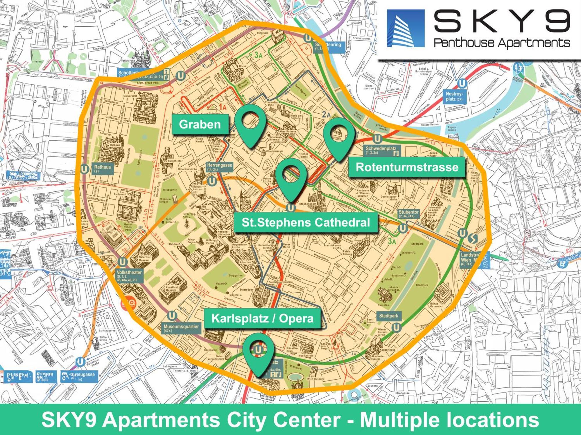 Sky9 Apartments City Center Wiedeń Zewnętrze zdjęcie