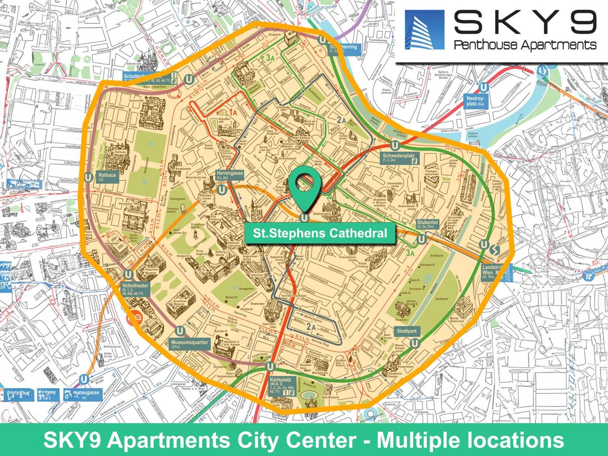 Sky9 Apartments City Center Wiedeń Pokój zdjęcie