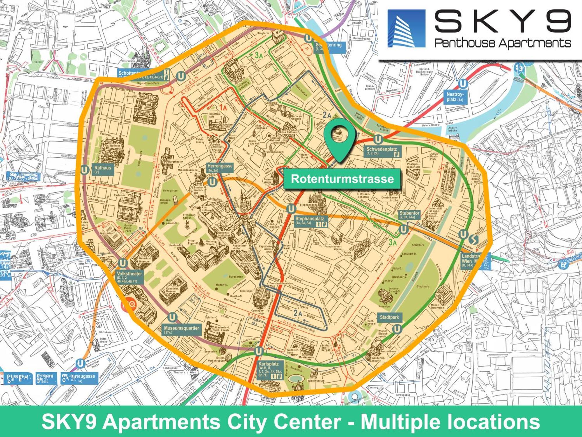 Sky9 Apartments City Center Wiedeń Pokój zdjęcie